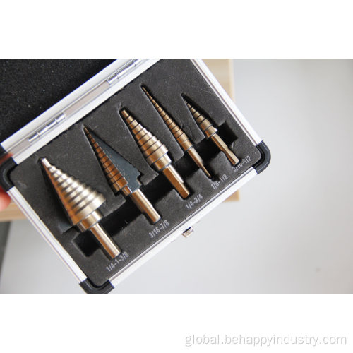 Drill Bit For Metal Step Drill Bit Set with Aluminum Case Manufactory